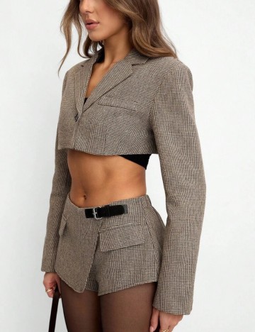 Sacou Shein, mix culori