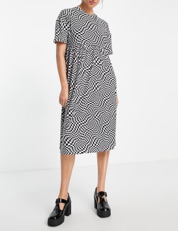 Rochie midi Urban Threads, mix culori