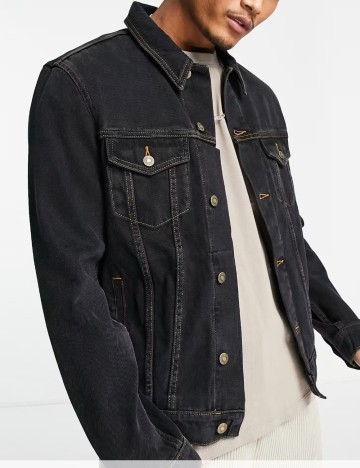 Jachetă De Blugi ASOS, negru