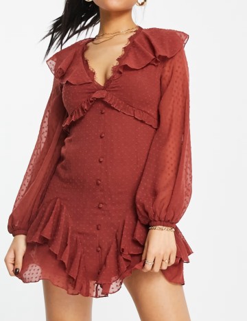 Rochie mini ASOS, cărămiziu