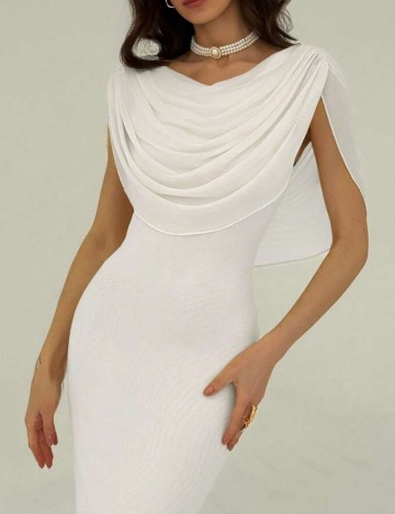 Rochie maxi Shein, alb