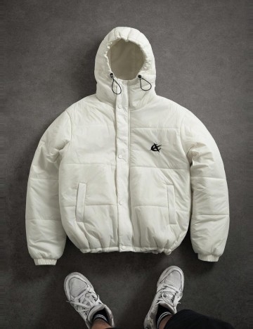 Geacă Shein MANFINITY, crem