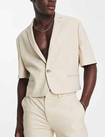 Sacou scurt ASOS, bej