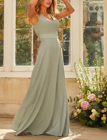 Rochie maxi Maya Deluxe, verde