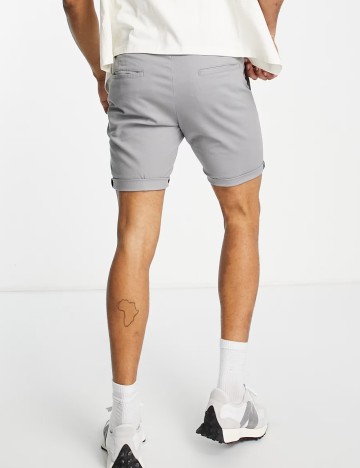 Pantaloni scurți ASOS, gri