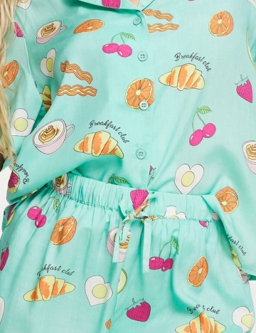 Compleu pijamale ASOS, mix culori