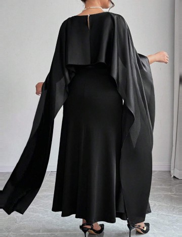 Rochie maxi Shein Curve+, negru