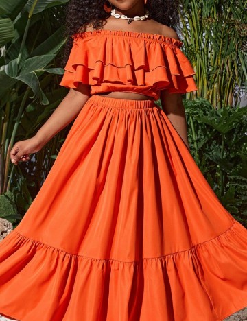 Compleu Shein, portocaliu