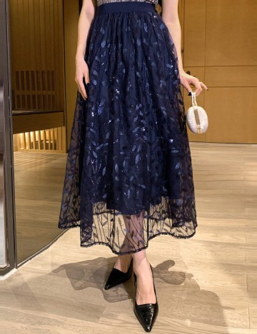 Fustă maxi Shein, albastru