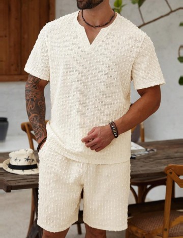 Compleu Shein MANFINITY, crem