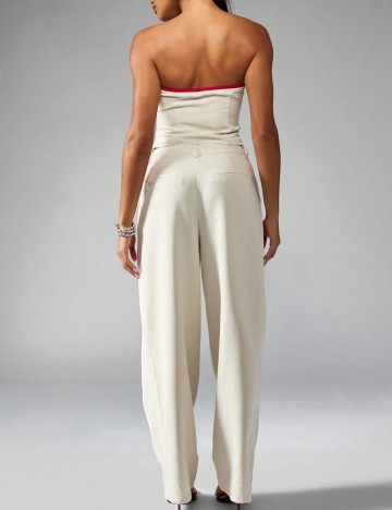 Compleu Shein Missguided, crem