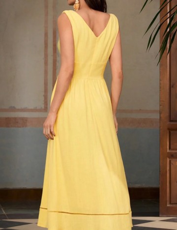 Rochie midi Shein, galben