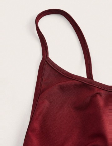 Rochie midi Shein Curve+, vișiniu