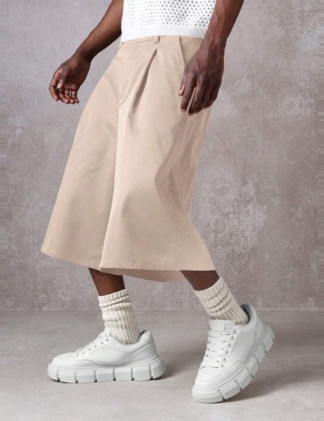 Pantaloni scurți Shein, bej