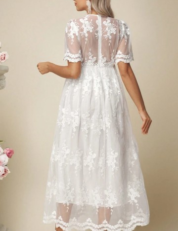 Rochie maxi Shein, alb