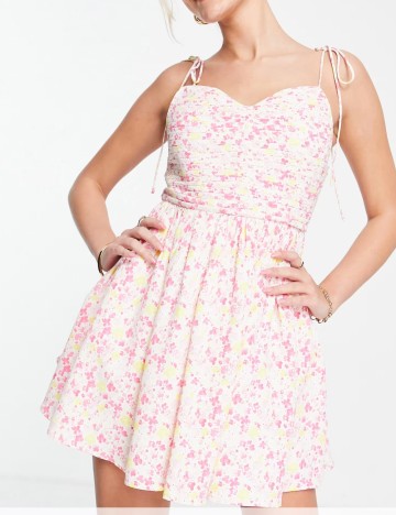 Rochie mini Collective, mix culori