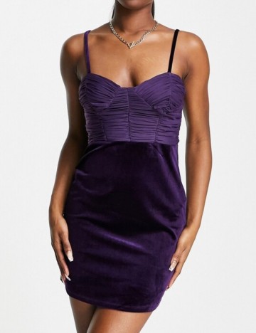 Rochie mini ASOS, mov