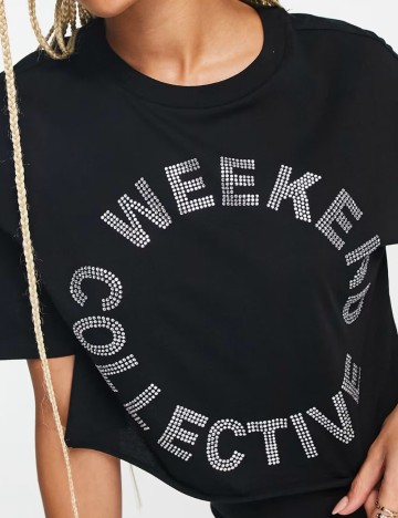 Tricou Weekend Collective, negru