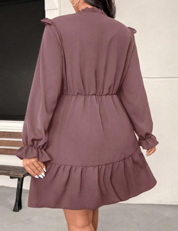 Rochie mini Shein Curve+, roz