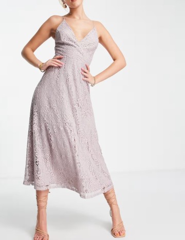 Rochie midi ASOS, mov