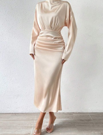 Rochie midi Shein, bej