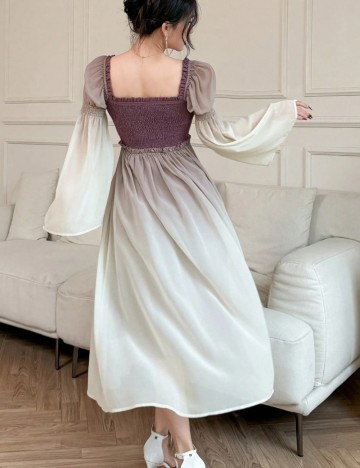 Rochie midi Shein, mix culori