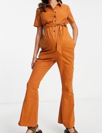 Salopetă lungă ASOS, cărămiziu