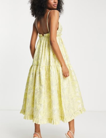 Rochie maxi ASOS, galben