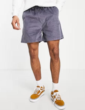 Pantaloni scurți ASOS, albastru