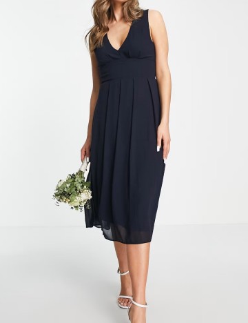 Rochie midi TFNC, albastru