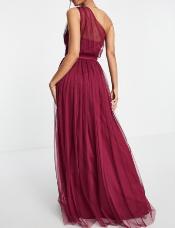 Rochie maxi Anaya, vișiniu