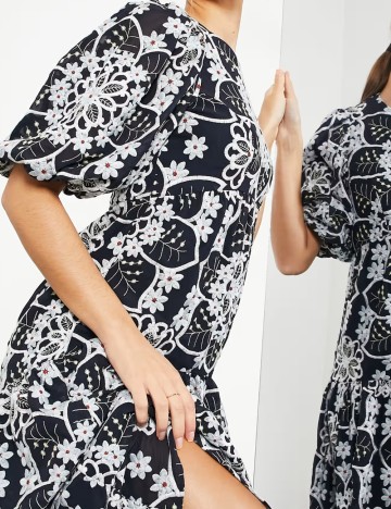 Rochie maxi ASOS, albastru