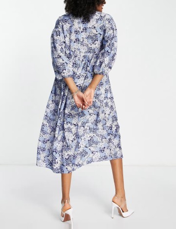 Rochie midi EDITED, mix culori