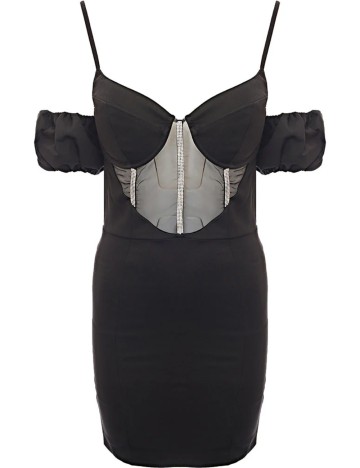 Rochie mini Club L London, negru