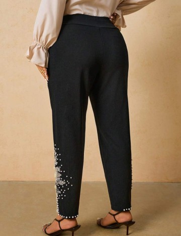 Pantaloni Shein Curve+, negru