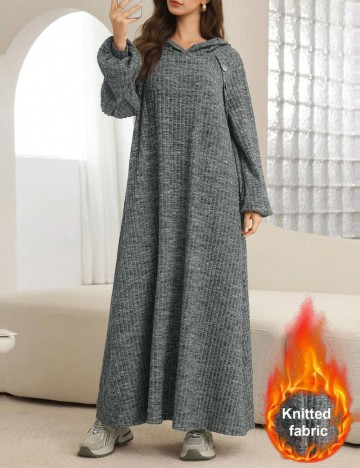 Rochie midi Shein, gri