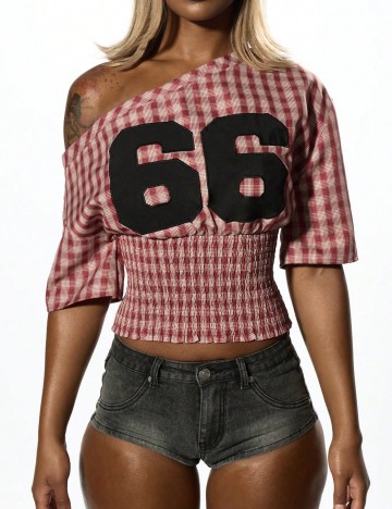 Top Shein, mix culori