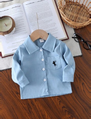 Cămașă Shein, albastru