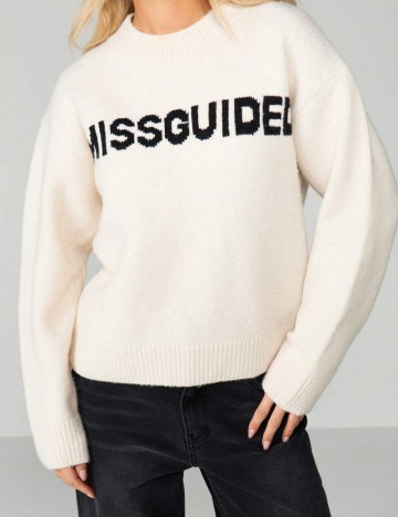 Pulover Shein Missguided, crem