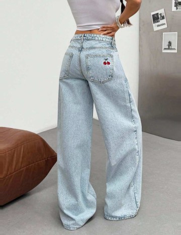 Jeans Shein, albastru