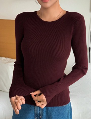 Bluză Shein DAZY, maro