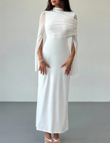 Rochie maxi Shein, alb