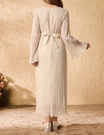 Rochie maxi Shein, crem