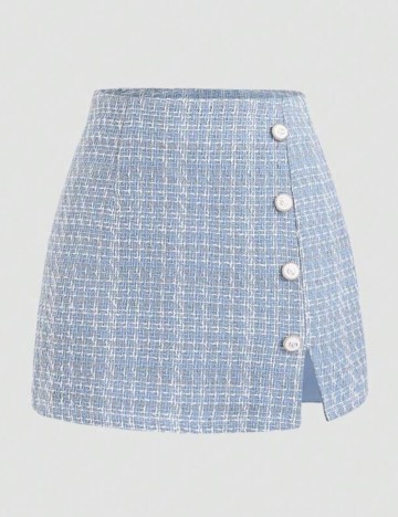 Fustă mini Shein, albastru