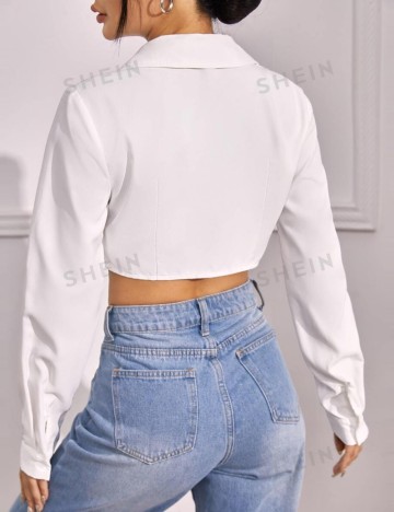 Cămașă Shein, alb