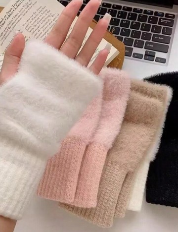 Mănuși Shein, crem