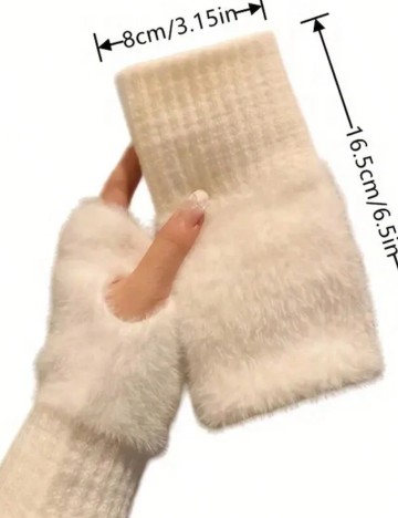 Mănuși Shein, crem