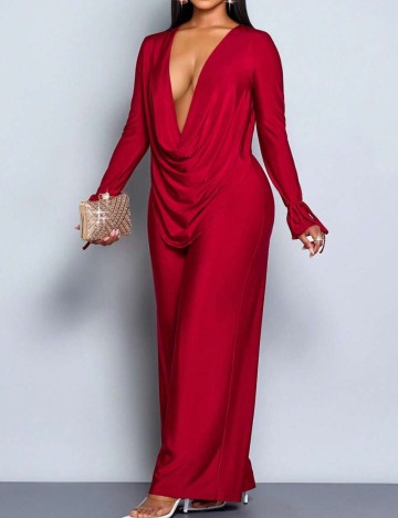 Compleu Shein Curve+, roșu