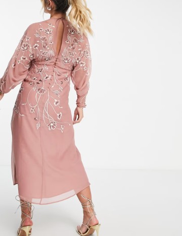 Rochie maxi ASOS, roz