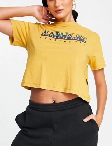 Tricou Napapijri, galben